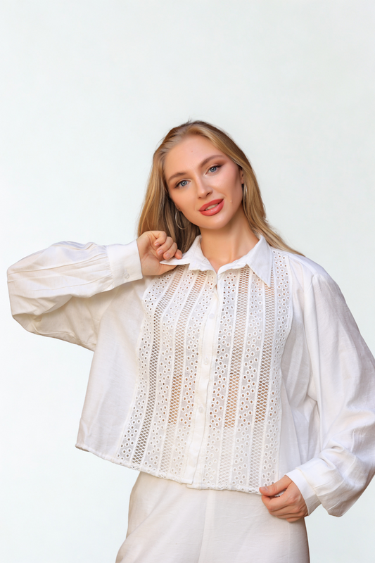 A01 - White See through set
