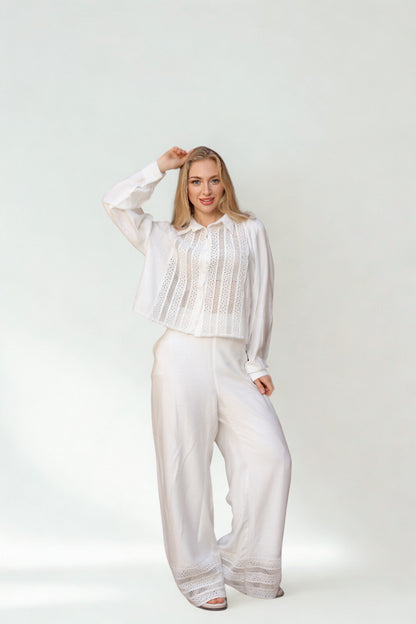 A01 - White See through set